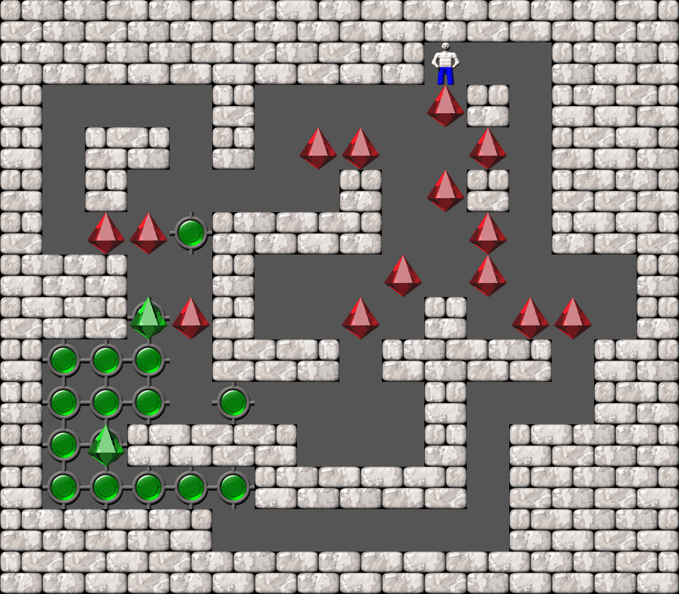Сокобан More Bugs collections уровень 193